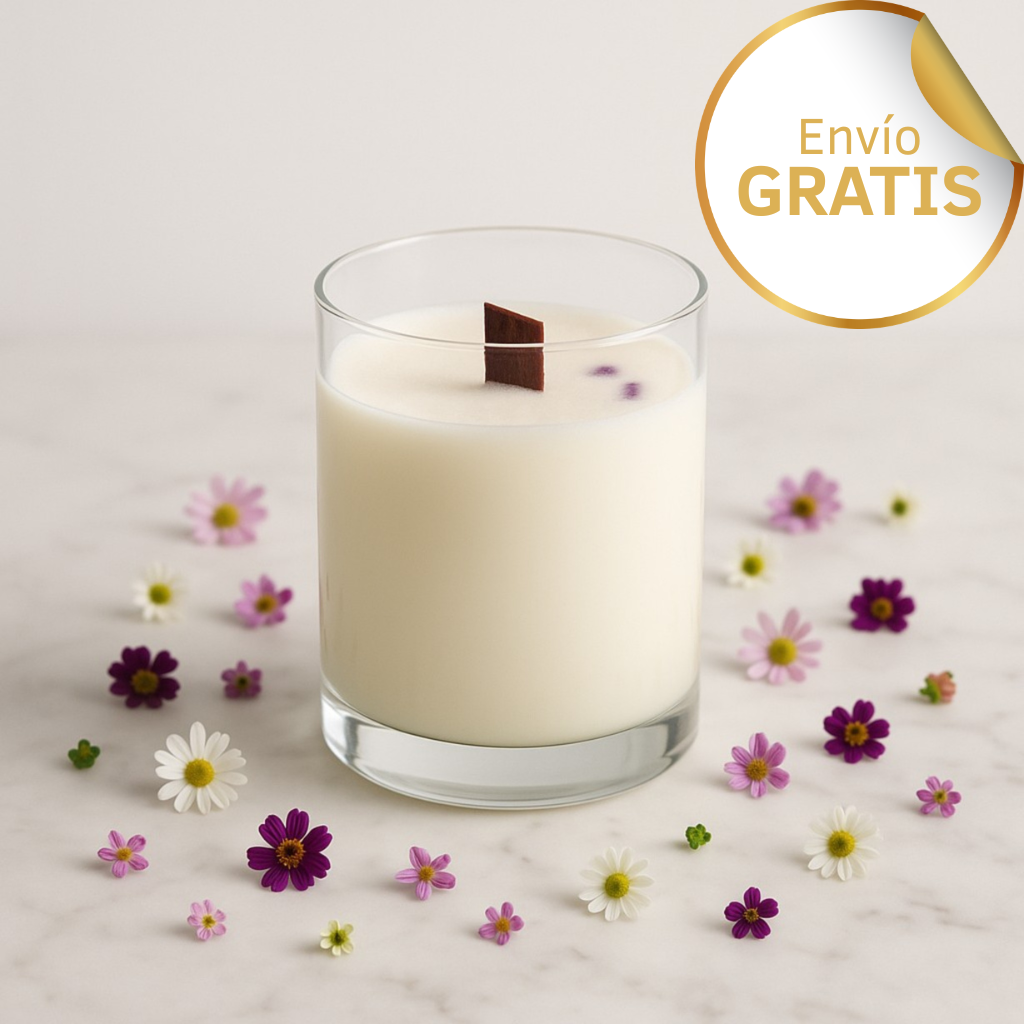 Luz de Vitalidad - Lavanda & Eucalipto - Cera de Palma 100% Natural