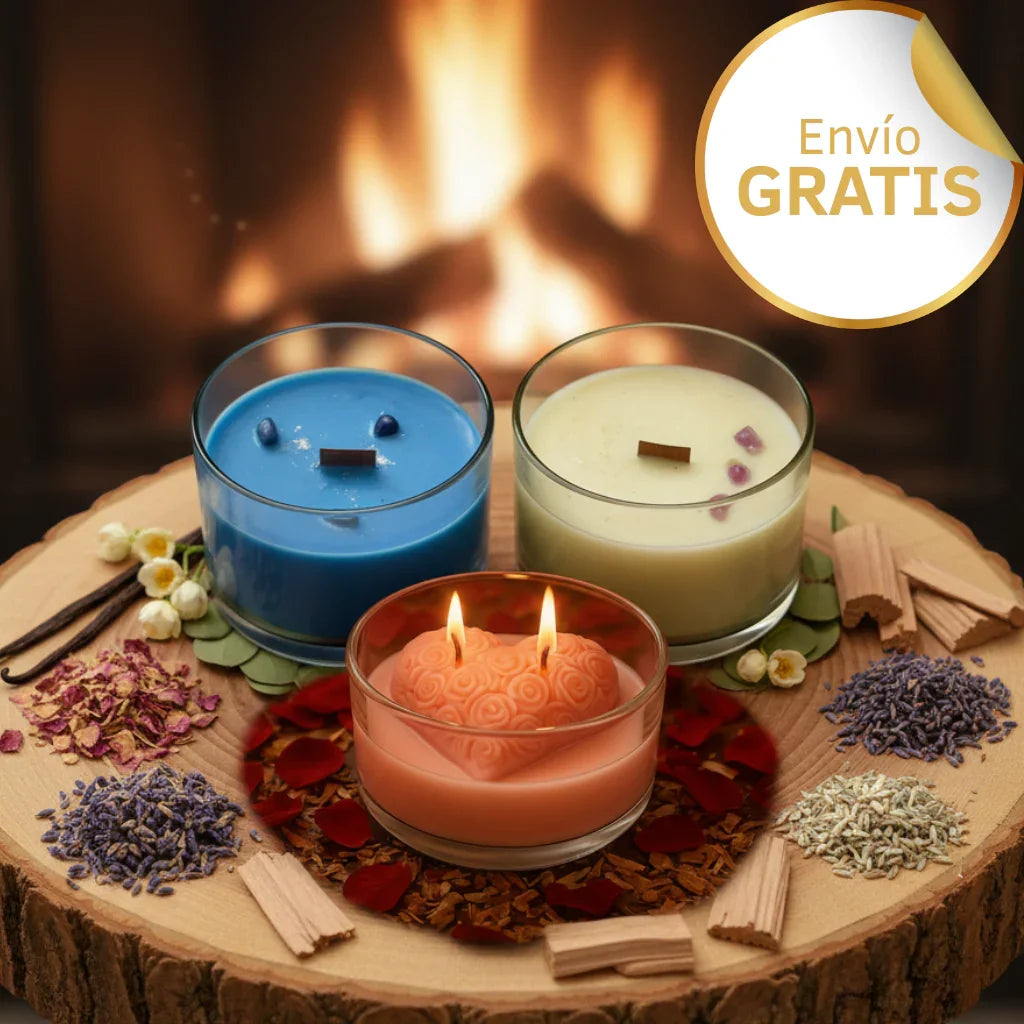 Kit Ritual Amor Propio (3 Velas)