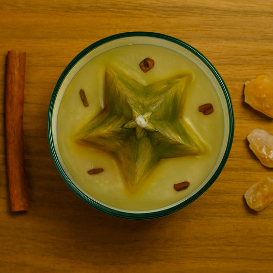 Vela Fuego de Abundancia – Prosperidad y Éxito, Cera de Palma 100%