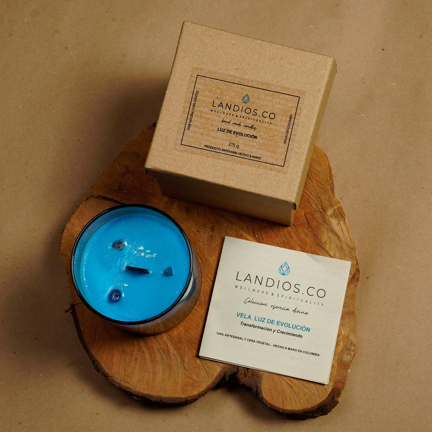 Luz de Evolución – Transformación y Crecimiento - Cera 100% Soya Natural